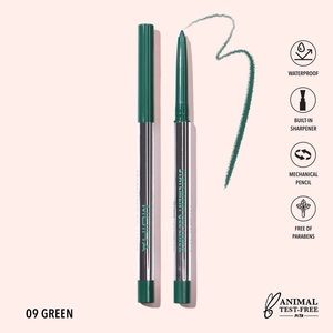 Gel Eyeliner Waterproof Green Eyeliner Graphic Color Pencil Cruelty Free Makeup